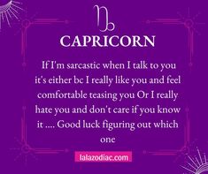 the zodiac sign for capricorn is shown in front of a purple background with stars and