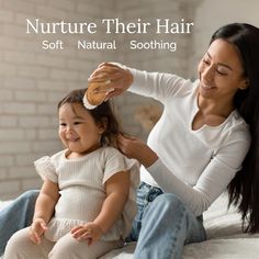 CREATE A GENTLE HAIR-CARE ROUTINE: Our natural goat hair bristle brush glides through baby’s hair while protecting his delicate soft spot. Smooth your little one’s hair without pulling or damaging strands. PREVENT AND REMOVE CRADLE CAP: Our soft baby hair brush gently massages baby’s scalp to remove flakes and evenly redistribute natural oils through the hair. USE FOR A HEALTHY SCALP & HAIR: Daily brushing keeps the scalp healthy and promotes hair growth by stimulating blood circulation and redu Toddler Cradle Cap, Brush And Comb Set, Baby Hair Brush, Baby Gift Registry, Brush And Comb, Baby Grooming, Baby Essentials Newborn, Scalp Brushing, Cradle Cap