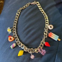 Sweet Tooth Charm Necklace From Urban Outfitters. Never Worn. Sweet Multicolor Party Jewelry, Trendy Urban Outfitters Jewelry As Gift, Tooth Charm, Urban Jewelry, Urban Outfitters Accessories, Fun Jewelry, Charm Necklaces, Mens Accessories Jewelry, Jewelry Ideas