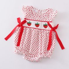 Brand New In Package 100% Polyester First Birthday Pinata, Strawberry Romper, Matching Sibling Outfits, Baby Polo, Berry First Birthday, Earth Baby, Strawberry Dress, Romper Shorts, Toddler Romper