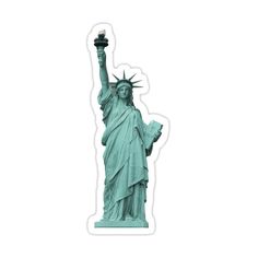 the statue of liberty sticker is shown