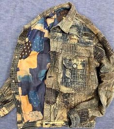 ad eBay - Find many great new & used options and get the best deals for Kapital Jacket Boro Spring 1St Ss 2020 from Japan at the best online prices at eBay! Free shipping for many products! Casual Cotton Utility Jacket With Patchwork, Casual Winter Patchwork Utility Jacket, Relaxed Fit Long Sleeve Patchwork Outerwear, Kapital Skeleton, Kapital Sweatpants, Kapital Kountry, Kapital Denim, Vests Men, Kapital Boro Jacket