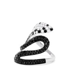 Effy 14K White Gold Black and White Diamond Ring, 2.05 Black White Diamond Ring, Black And White Rings, White Diamond Jewelry, Black Diamond Jewelry, Gold Rings Jewelry, White Diamond Ring, Black Diamond Ring, Effy Jewelry, Gold Diamond Jewelry