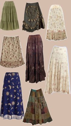 ♡ ♡ ♡ love skirts ♡ ♡ ♡ Earthy Outfits, Swaggy Outfits, Skirt Outfit, Hippie Outfits, Maxi Skirts, Really Cute Outfits, Dream Clothes, Boho Outfits, New Outfits