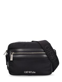 Height: 16.5cm Width: 21cm Depth: 7cm. Strap drop: 64cm. Adjustable strap. Top zip closure. Logo details. One front zip pocket Latest Bags, White Core, Crossbody Messenger Bag, Work Bags, Sports Accessories, Strap Top, Swim Accessories, Nylon Bag, Sport Bag