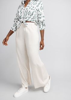 Style# 4031S The Nahema Women's wide leg linen pants effortlessly transition from work to social outings. Designed for comfort and style, these wide-leg pants offer a breathable fit and a sleek, sophisticated look. A perfect blend of elegance and practicality, they're your go-to for making a statement in any setting. Features Pockets at sides Elastic at waistband 31" inseam 55% Linen, 45% Rayon for a light-weight breezy feel Designed in the USA, imported Care Instructions *Do not machine dry* Ha Linen Blend Pants, Chic Shop, Printed Wide Leg Pants, Wide Leg Linen Pants, Linen Pants, African Print, Linen Blend, Leg Pants, Wide Leg Pants