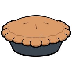 an apple pie on a white background royalty illustration