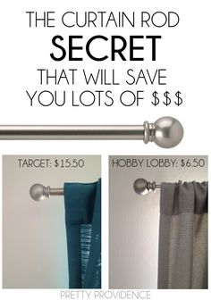 the curtain rod secret that will save you lots of $ 1, 599 today