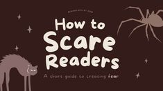 how to scare readers - a short guide to creating your own book cover art for children's books