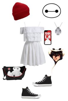 "Baymax" by tenom ❤ liked on Polyvore featuring Samsung, Eugenia Kim and Converse Disney Inspired Fashion, Disney Clothes, Eugenia Kim, Punk Outfits