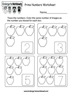 worksheet for numbers 1 - 10 with apple shapes and letters in the middle