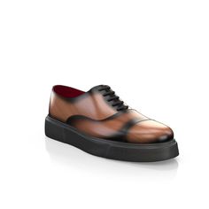 are handcrafted by individual order. Upper material is made by premium leather. Insole and lining materials - leather. Your new shoes will be handcrafted especially for you and delivered for free to your home or office in 1-2 weeks. Included option for free return and remake if the shoes do not fit.Only now all this is available at an exclusive price of $292.00.Proceed with you order now. Designer Oxfords With Contrast Sole And Round Toe, Luxury Leather Derby Shoes With Contrast Sole, Luxury Oxfords With Contrast Sole And Round Toe, Luxury Leather Dress Shoes With Rubber Sole, Custom Leather Sneakers With Leather Sole For Formal Occasions, Luxury Oxfords With Contrast Sole, Designer Brown Leather Shoes With Stitched Sole, Designer Leather Shoes With Contrast Sole, Formal Custom Leather Sneakers With Leather Sole