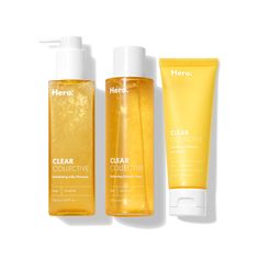 Clear Collective Trio | Hero Cosmetics Mighty Patch, Feeling Alive, Jelly Cleanser, Skincare Packaging, Exfoliating Cleanser, Facial Toner, Spf Sunscreen, Foam Cleanser, Daily Moisturizer