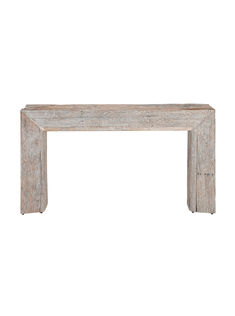 an old wooden bench on a white background