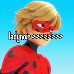 ladybug from the animated movie is shown with an arrow pointing to her face