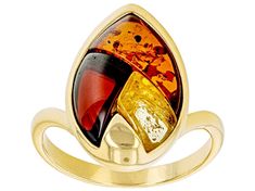 13x7mm Amber 18k Yellow Gold Over Sterling Silver Ring. Measures Approximately 0.48"L x 0.80"W. Not Sizeable 14k Gold Amber Jewelry With Polished Finish, Polished 14k Gold Amber Jewelry, Modern Yellow Gold Oval Cabochon Jewelry, Modern Yellow Gold Jewelry With Oval Cabochon, Modern Gold Multi-stone Jewelry, Modern Gold Jewelry With Oval Cabochon, Fine Jewelry Amber With Polished Finish, Gold Multi-stone Oval Cabochon Ring, Teardrop Yellow Gold Multi-stone Jewelry