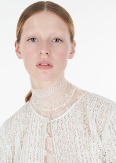 MALONE CARDIGAN IN PLEATED LACE KNIT – Adam Lippes Lace Turtleneck, Adam Lippes, Time After Time, Classic Cardigan, Silk Camisole, Icon Collection, Chantilly Lace, Lace Hem, Silk Wool