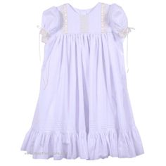 LaJenns White & Ecru Ruffle Heirloom Dress - ShopThatStore.com Heirloom Dresses, Elegant Look, Different Dresses, Save The Day, Ruffles, Special Occasion, Cute Outfits, Easter, Weddings