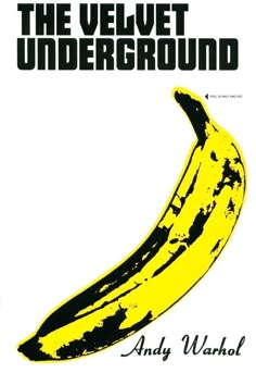 the velvet underground - andy warhol's yellow banana album cover art print poster