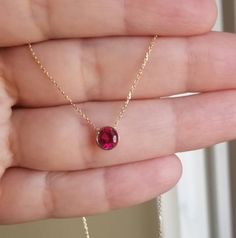 Ruby Necklace 14K Gold Bezel Solitaire Ruby Necklace 6mm | Etsy Red Birthstone Necklace, Yellow Gold Solitaire Gemstone Necklace, Yellow Gold Round Solitaire Necklace With Gemstone, Red Solitaire Dainty Jewelry, Red Birthstone Necklace With Round Stone, Dainty Round Ruby Necklaces, Dainty Round Ruby Necklace, Minimalist Red Gemstone Birthstone Necklace, Red Round Stone Jewelry With Bezel Setting