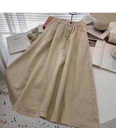 Style: commuting Size: one size Color: apricot, khaki, black, coffee High Waist Skirt, Black Coffee, Waist Skirt, Apricot, High Waisted Skirt, Khaki Pants, High Waist, High Waisted, Skirt