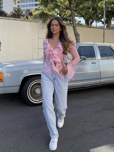 Pink Passion, Look Of The Day, Looks Street Style, Comfy Fashion, Spring Summer Outfits, Outfits Casuales, Cute Casual Outfits, Summer Outfit, Spring Outfit