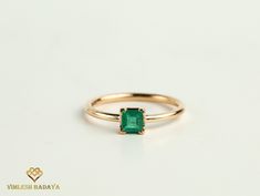 Check out our shop for more items https://www.etsy.com/shop/VimleshBadaya Natural Emerald ring, dainty ring, emerald stacking ring, princess cut emerald , stacking ring, dainty emerald ring, dainty promise ring. Same design can be made also with other custom gemstones per request. Product details: - Solid gold - approx 4mm emerald square - Band size is 1.1mm - Made to order - 8 to 10 business days. Ring size - US 3 to US 9 (for smaller or larger ring size, please contact) Please select your size Classic Gold Square Cut Emerald Ring, Square Emerald Ring, 14k Gold Square Cut Emerald Ring, Elegant Square-cut Emerald Ring, Gold Square Cut Emerald Ring With Gemstone, Square Cut Emerald Gemstone Ring, Handmade Minimalist Emerald Ring, Smaragd Ring, Natural Emerald Rings