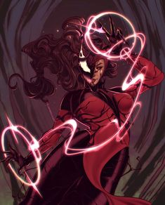 Venomized Scarlet Witch W.i.t.c.h Fanart, Marvel Images, Wanda And Vision, Marvel Comics Art, Black Canary, Comic Movies, Disney Plus, Spider Verse