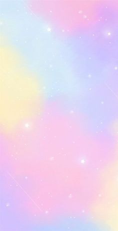 the sky is filled with stars and pastel colors as if it were painted on