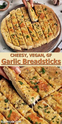 vegan kase - kolbauch breadsticks with cheese and herbs