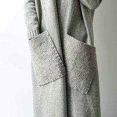 "Looking for a durable, stylish and comfy pocket cardigan? This long knitted cardigan with extra big felted wool & linen pockets will lead you through all the seasons. Cozy winter evening by the fireplace? Chilly summer night at the seaside? Windy autumn afternoon? It will surely warm you up at any of these occasions! MATERIAL - 100% wool. (If you are allergic to wool, don't buy the product). Feel free to choose other threads ( merino, anghorra, mohair, alpaca, silk, linen etc.), but please Long Knitted Cardigan, Autumn Afternoon, Beach Cardigan, Winter Evening, Long Knit Cardigan, Boho Minimalist, Big Pockets, Pocket Cardigan, Silk Linen