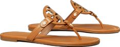 Classic Tan Sandals For Spring, Casual Calf Leather Sandals With Leather Footbed, Luxury Tan Sandals For Spring, Casual Calf Leather Sandals For Spring, Tan Leather Casual Sandals, Casual Tan Sandals With Leather Sole, Designer Sandals With Leather Footbed For Spring, Designer Leather Footbed Sandals For Spring, Casual Tan Flat Sandals