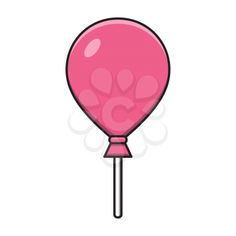 a pink lollipop with paw prints on it's top and the word love is