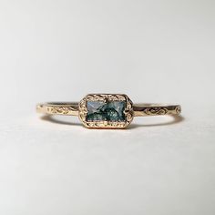 Handmade itemMaterials: 925 SilverGemstone: Agate/Blue Topaz /Opal/ Brown Cubic ZirconiaRing size: 5-10 Baguette Moss Agate Ring, Unique Stone Wedding Rings, Wedding Ring Art Deco, Art Deco Baguette Ring, Silver Moss Agate Ring, Miss Agate Ring, Miss Agate Engagement Ring, Weird Engagement Rings, Gold Moss Agate Ring