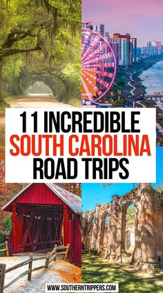 South Carolina Road Trips South Carolina Road Trip, Charleston South Carolina Vacation, Carolina Road Trip, Travel Places To Visit, Southern Travel, Road Trip Places