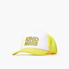 Beekman 1802 Kindness Trucker Hat Beekman 1802's mission of promoting kindness is embodied in every item they create, including this stylish adjustable trucker hat in white and yellow. Show off your love for clean beauty and support the mission of kindness with this must-have accessory.   What You Get       Adjustable trucker hat Mega Milk, Whipped Body Cream, Beekman 1802, Spread Kindness, Sunshine Yellow, Yellow Accents, The Mission, Hat Shop, Clean Beauty