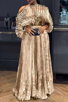 Formal Dresses Long With Sleeves Classy, Mother Of The Bride Skirts, Bride Skirt, Pleated Organza, Mother Of Bride Dress, Bubu Gown Styles, Black Women Dress, Chic Evening Dress, Ellie Saab