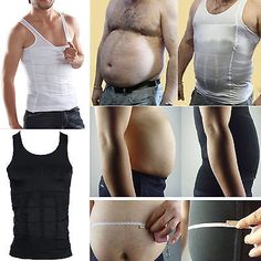 Top Seller for Men Body Slimming Tummy Underwear Shaper Vest Belly Waist Girdle Shirt Shapewear, Intimates & Sleep Instant Abs, Corsets And Bustiers, Body Shapers, Top Seller, Male Body, Shapewear, Women's Intimates, Sleep, For Men