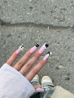 Paintbox Nails, Coffin Nails Designs, Trendy Nails, Swag Nails, Coffin Nails, Simple Nails, Long Nails