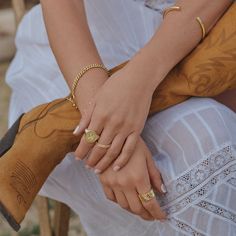 The perfect gold initial ring that is sure to have everyone asking “Where did you get that?” For a fully personalized look, shop our Initial Jewelry. Pink Heart Rings, Initial Rings, Heart Gem, K Ring, Uncommon James, Gold Initial Ring, Pink Stones, Letter Ring, Ring Stack