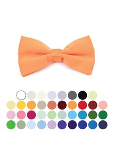 Men's Pre-tied Adjustable Length Bow Tie - Formal Tuxedo Solid Color How To Store Ties, Formal Tuxedo, Gentleman's Wardrobe, Pre Tied Bow Tie, Green Copper, Pink Paisley, Burgundy Floral, Trendy Collection, A Gentleman