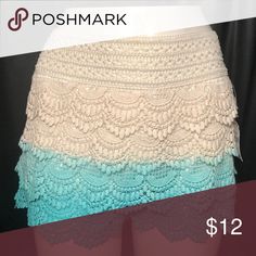 Shorts Cream & Turquoise Lace High Waste Shorts Hot Topic Shorts Stretch Turquoise Summer Shorts, Turquoise Short Summer Bottoms, Turquoise Summer Shorts, Turquoise Shorts For Spring, High Wasted Shorts, Turquoise Lace, Hot Topic, Lace Shorts, Turquoise