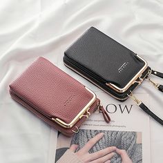 Category:Crossbody Bag,Wallet; Embellishment:Buttons; Gender:Women's; Type:Coin Purse,Mobile Phone Bag,Credit Card Holder Wallet; Occasion:Shopping,Daily,Outdoor; Material:PU Leather; Width:4.5; Height:18; Function:Lightweight; Pattern:Solid Color; Length:11 Faux Leather Shoulder Phone Bag, Faux Leather Portable Shoulder Phone Bag, Portable Faux Leather Shoulder Phone Bag, Faux Leather Bags With Cell Phone Pocket, Cheap Crossbody Bags, Cheap Backpacks, Credit Card Holder Wallet, Card Holder Purse, Blue Handbags