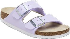 Classic Slides With Buckle Closure For Spring, Classic Summer Slides With Adjustable Strap, Classic Slides With Adjustable Strap For Summer, Classic Synthetic Sandals With Buckle Closure, Classic Synthetic Double Strap Sandals, Classic Spring Footbed Sandals, Classic Sandals With Textured Double Strap, Classic Open Toe Slides With Adjustable Strap, Classic Double Strap Synthetic Sandals