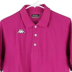 Description:Vintage pink Kappa polo shirt, fits small.GENDER: mens CONDITION: very good.STYLE: polo shirtERA: 1990sCOLOUR: pinkFABRIC: cotton Vintage Fitted Cotton Polo Shirt, Pink Cotton Polo Shirt With Polo Collar, Sporty Pink Collared Polo Shirt, Fitted Pink Polo Collar T-shirt, Pink Cotton Polo Collar T-shirt, Pink Cotton, Vintage Pink, Polo Shirt, Pink