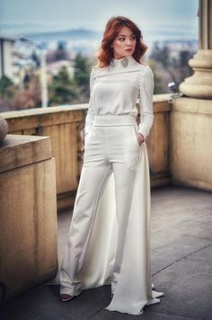 Hey, I found this really awesome Etsy listing at https://www.etsy.com/listing/693697815/flared-bootcut-trousers-white-pants Pants With Train, Dressy Pant Suits, Bootcut Trousers, Personalized Jacket, Trousers White, Women Power, Dressy Pants, Beautiful Suit, Blouse For Women