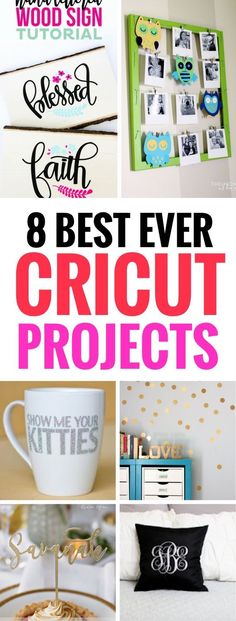 the 8 best ever cricut projects