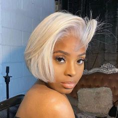 Straight Side Part Wig, Straight Side Part, Side Part Wig, Blonde Bob Wig, Human Hair Wigs Blonde, Bob Lace Front Wigs, Blonde Lace Front Wigs, 613 Blonde, Blonde Pixie Cuts