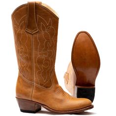 There's nothing like a real pair of Round Toe Cowgirl Boots. The way they smell when you first get them, the smooth patina the worn leather shines, and best of all how only your foot fits in what seems to be the perfect fitting boot. Shaft Height: 11.80 in. Heel Height: 2.0 in. Round Toe Cowgirl Boots, Western Chelsea Boots With Reinforced Heel And Snip Toe, Goodyear Welted Snip Toe Boots For Ranch, Rugged Heeled Boots With Round Toe For Ranch, Rugged Round Toe Heeled Boots For Ranch, Moto Boots With Reinforced Heel And Snip Toe, Western Chelsea Boots With Snip Toe And Leather Lining, Western Boots With Almond Toe And Leather Sole, Western Boots With Almond Toe And Leather Lining