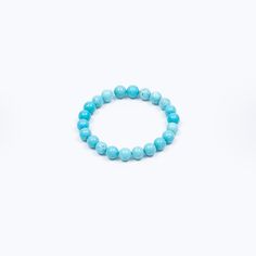 The Howlite Stone Bracelet is made with durable stretch cord and is available with 8mm Turquoise Howlite stone beads or 8mm White & Gray Howlite stone beads. The Howlite stone is said to have calming, healing properties that promote relaxation. This makes the Healing Howlite Stone Bracelet a great accessory for stressful, busy days! This bracelet is our standard size unless otherwise requested. Please view our Size Guide for more information. Howlite is an all natural stone, and therefore the be Casual Turquoise Stretch Bracelet With 8mm Beads, Casual Turquoise Stretch Bracelet, Hypoallergenic Turquoise Beaded Bracelets For Healing, Turquoise Healing Stretch Bracelet With Round Beads, Casual Turquoise Stretch Bracelet With Natural Stones, Adjustable Turquoise Stretch Bracelet For Meditation, Spiritual Turquoise Stretch Bracelet With 8mm Beads, Turquoise Spiritual Stretch Bracelet With 8mm Beads, Turquoise Amazonite Beaded Bracelet With 8mm Beads